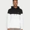 Calvin Klein Jeans COLORBLOCK SHADOW LOGO HOODIE - Sweatshirt - Black/bright White
