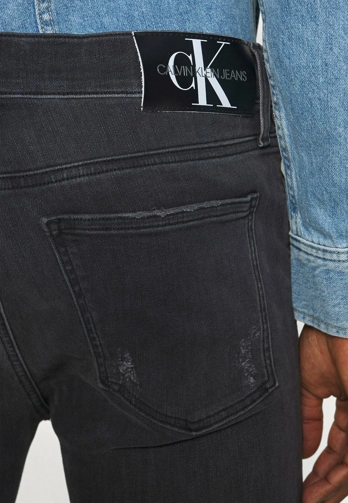 Calvin Klein Jeans SUPER SKINNY - Jeans Skinny - Denim Black 4 Calvin Klein Jeans SUPER SKINNY - Jeans Skinny - Denim Black – Image 4