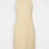 Calvin Klein Jeans FADED LOGO TANK DRESS - Robe En Jersey - Tawny Sand