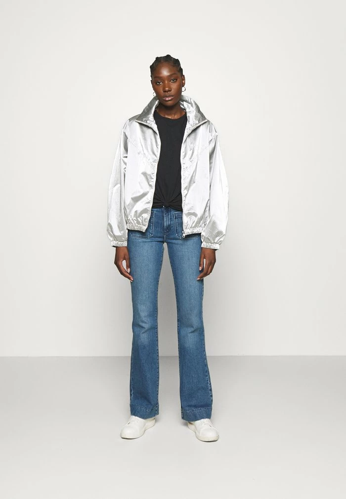 Calvin Klein Jeans ZIP THROUGH - Veste Coupe-vent - Silver 2 Calvin Klein Jeans ZIP THROUGH - Veste Coupe-vent - Silver – Image 2