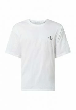 Calvin Klein Jeans AUS BIO-BAUMWOLLE - T-shirt Basique - Weiß 7 Calvin Klein Jeans AUS BIO-BAUMWOLLE - T-shirt Basique - Weiß -Calvin Klein Elegant Magasin 5c187f2dfbd54eb58bb4c79a9e973d0c