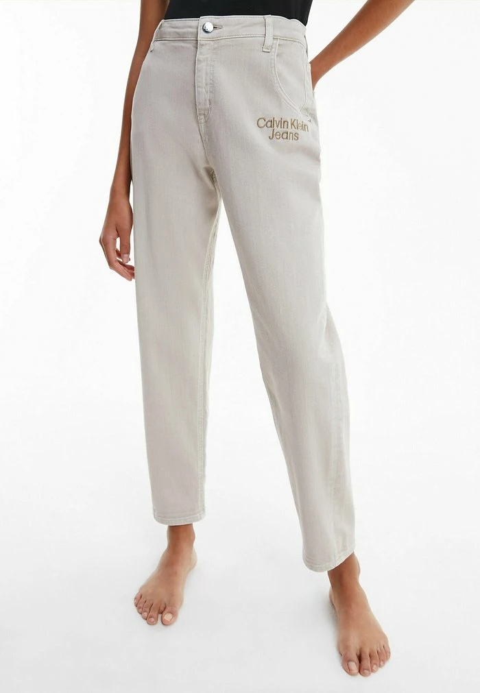 Calvin Klein Jeans Jean Boyfriend - Stone Light Grey 1 Calvin Klein Jeans Jean Boyfriend - Stone Light Grey