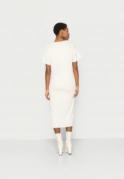 Calvin Klein Jeans LONG DRESS - Robe De Jour - Eggshell -Calvin Klein Elegant Magasin 5e44deb5c5cf4ee69a4425e3ca0cfd0f