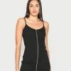 Calvin Klein Jeans ZIP THROUGH DRESS - Robe Fourreau - Black