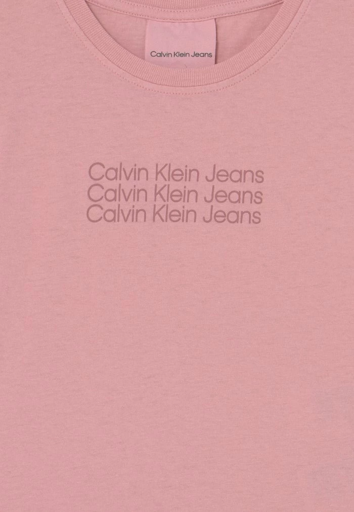 Calvin Klein Jeans CROPPED TEE - T-shirt Imprimé - Light Pink 3 Calvin Klein Jeans CROPPED TEE - T-shirt Imprimé - Light Pink – Image 3