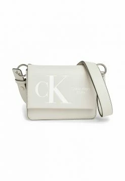 Calvin Klein Jeans MONOGRAM - Sac Bandoulière - Eggshell