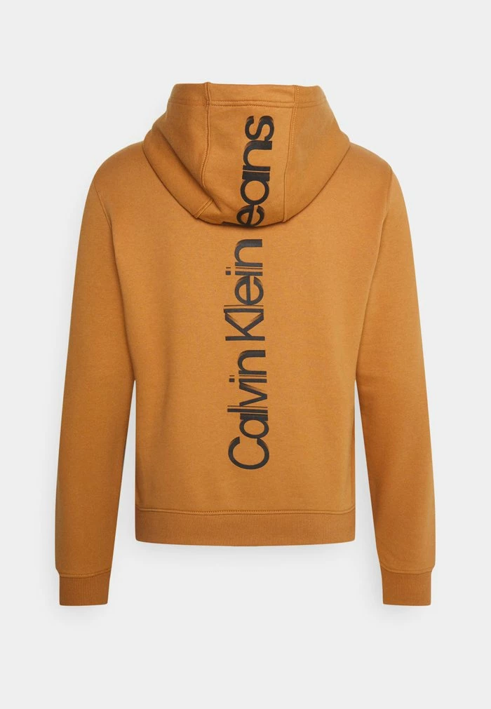 Calvin Klein Jeans SEASONAL INSTITUTIONAL HOODIE - Sweatshirt - Tobacco Brown 3 Calvin Klein Jeans SEASONAL INSTITUTIONAL HOODIE - Sweatshirt - Tobacco Brown – Image 3