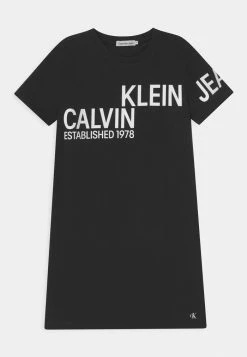 Calvin Klein Jeans HERO LOGO DRESS - Robe De Jour - Black