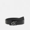 Calvin Klein Jeans MINIMAL MONO HARDWARE BELT - Ceinture - Black