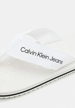 Calvin Klein Jeans Tongs - Bright White -Calvin Klein Elegant Magasin 61564bfb1e314b11b836020d2562e652