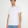 Calvin Klein Jeans LOGO TEE UNISEX - T-shirt Imprimé - White