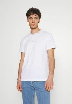 Calvin Klein Jeans LOGO TEE UNISEX - T-shirt Imprimé - White