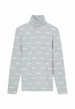 Calvin Klein Jeans LOGO ALL OVER PRINT ROLL NECK - T-shirt à Manches Longues - Grey -Calvin Klein Elegant Magasin 61fb8e08e29b45ddbe8508d2e1dea30c