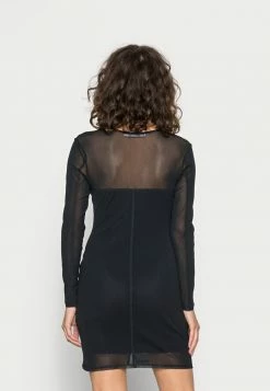 Calvin Klein Jeans DRESS - Robe Fourreau - Black -Calvin Klein Elegant Magasin 622eb839b9714b8594672ec029394d01