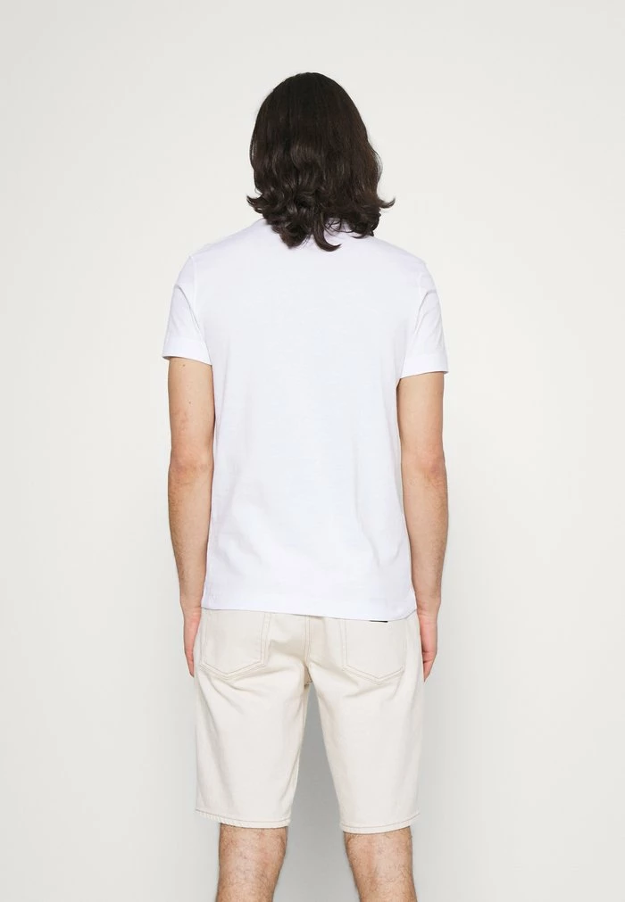Calvin Klein Jeans MICRO BRANDING ESSENTIAL TEE - T-shirt Basique - White 3 Calvin Klein Jeans MICRO BRANDING ESSENTIAL TEE - T-shirt Basique - White – Image 3