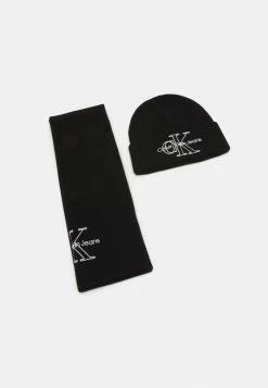Calvin Klein Jeans BEANIE & SCARF SET - Écharpe - Black