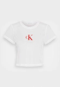 Calvin Klein Jeans BABY TEE - T-shirt Imprimé - Bright White -Calvin Klein Elegant Magasin 63e743032f70496db56ce85d6a52f487