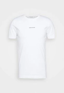 Calvin Klein Jeans MICRO BRANDING ESSENTIAL TEE - T-shirt Basique - White 10 Calvin Klein Jeans MICRO BRANDING ESSENTIAL TEE - T-shirt Basique - White -Calvin Klein Elegant Magasin 6650e4b5f223458ebe096f60b05936a5