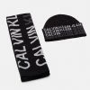Calvin Klein Jeans BEANIE AND SCARF SET - Écharpe - Black