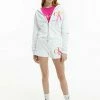 Calvin Klein Jeans Sweat à Capuche Zippé - Bright White
