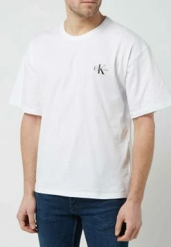 Calvin Klein Elegant Magasin 52 Calvin Klein Jeans AUS BIO-BAUMWOLLE - T-shirt Basique - Weiß