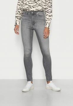 Calvin Klein Jeans HIGH RISE SKINNY - Jeans Skinny - Denim Grey