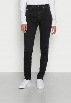 Calvin Klein Jeans HIGH RISE SKINNY - Jeans Skinny - Denim Dark