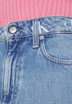 Calvin Klein Jeans MIDI SKIRT - Jupe En Jean - Denim Medium -Calvin Klein Elegant Magasin 68f52d517ddd4338a36876c15f73b7f4