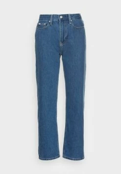 Calvin Klein Jeans HIGH RISE ANKLE - Jean Droit - Denim Medium -Calvin Klein Elegant Magasin 6ad9426495064d60bf1e8b93a3b902f8