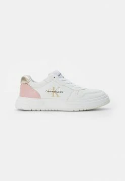 Calvin Klein Jeans Baskets Basses - White/pink/platinum