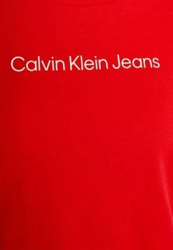 Calvin Klein Jeans SHRUNKEN INSTITUTIONAL TEE - T-shirt Imprimé - Strawberry Field -Calvin Klein Elegant Magasin 6ae8a10f6c934a83be6785901cbb7932