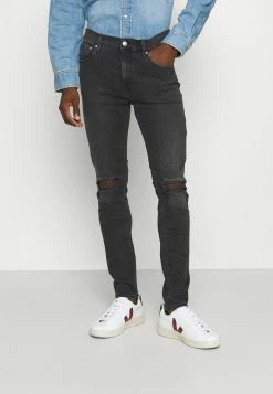 Calvin Klein Jeans SUPER SKINNY - Jeans Skinny - Denim Black
