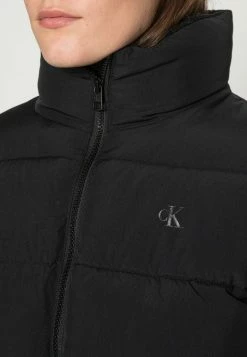 Calvin Klein Jeans LOGO HEM SHORT PUFFER JACKET - Veste D'hiver - Black -Calvin Klein Elegant Magasin 6d5879fe7b4b41d8b390b1a1b4b4ab59