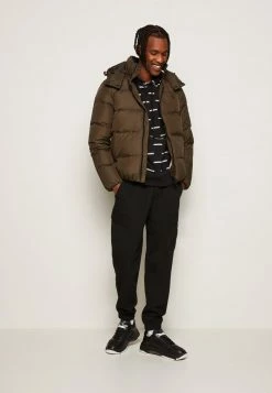 Calvin Klein Jeans ESSENTIALS JACKET - Doudoune - Black/olive -Calvin Klein Elegant Magasin 6de958d498fb4b0092f64b908c216d0a