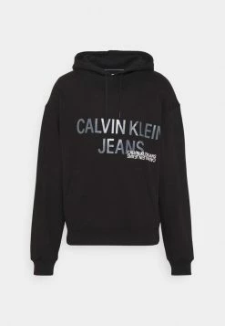 Calvin Klein Jeans URBAN BACK GRAPHIC HOODIE - Sweatshirt - Black