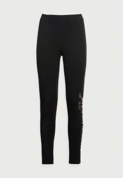 Calvin Klein Jeans VERTICAL INSTITUTIONAL - Legging - Black -Calvin Klein Elegant Magasin 7168c372128d44edb184699a59d91fc4