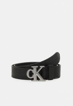 Calvin Klein Jeans MONO HARDWARE SHADOW BELT - Ceinture - Black