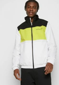 Calvin Klein Jeans BOLD COLORBLOCK JACKET - Veste De Survêtement - Bright White -Calvin Klein Elegant Magasin 7293ea64320c4bb5ac502e035d4de368