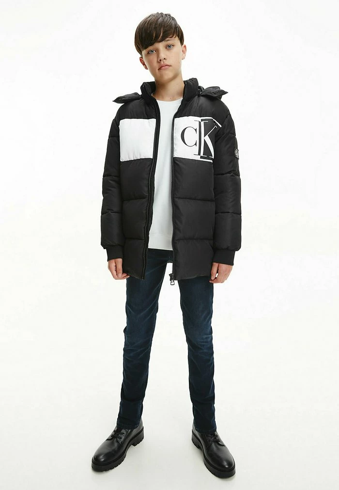 Calvin Klein Jeans BLOCK MONOGRAM - Veste D'hiver - Black 2 Calvin Klein Jeans BLOCK MONOGRAM - Veste D'hiver - Black – Image 2