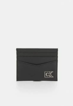 Calvin Klein Jeans PLAQUE ID CARDHOLDER - Étui Pour Cartes De Visite - Black