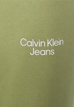 Calvin Klein Jeans STACKED LOGO PANT - Pantalon De Survêtement - Faded Olive -Calvin Klein Elegant Magasin 732deb85dc254d19957c77a081c6c05a