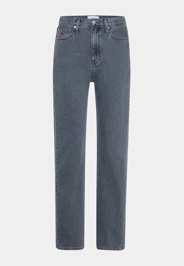 Calvin Klein Jeans HIGH RISE STRAIGHT - Jean Droit - Denim Grey 6 Calvin Klein Jeans HIGH RISE STRAIGHT - Jean Droit - Denim Grey – Image 6