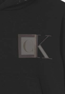 Calvin Klein Jeans MONOGRAM BLOCK LOGO HOODIE - Sweatshirt - Black -Calvin Klein Elegant Magasin 73d5fb539fb4493aa166bd6e0fcf1f4c