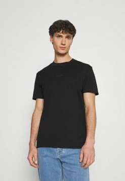 Calvin Klein Jeans LOGO TEE UNISEX - T-shirt Imprimé - Black