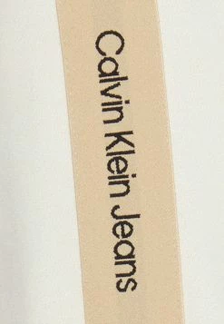 Calvin Klein Jeans CONTRAST TAPE HOODIE UNISEX - Sweatshirt - Eggshell -Calvin Klein Elegant Magasin 748ad565b94e42e3a860ded1940370ac