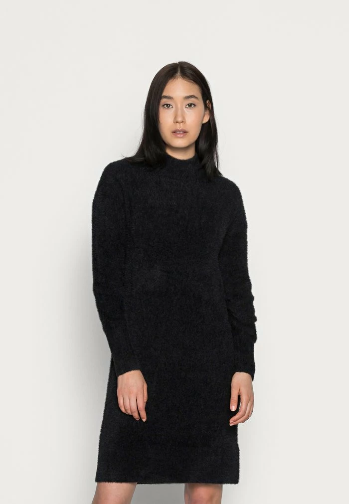 Calvin Klein Jeans FLUFFY DRESS - Robe De Jour - Black 1 Calvin Klein Jeans FLUFFY DRESS - Robe De Jour - Black