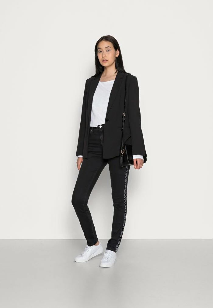 Calvin Klein Jeans HIGH RISE SKINNY - Jeans Skinny - Denim Dark 2 Calvin Klein Jeans HIGH RISE SKINNY - Jeans Skinny - Denim Dark – Image 2