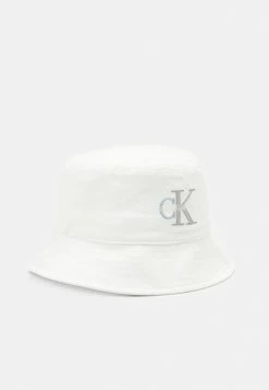 Calvin Klein Jeans DOUBLE EMBROIDERY BUCKET UNISEX - Chapeau - Warm White