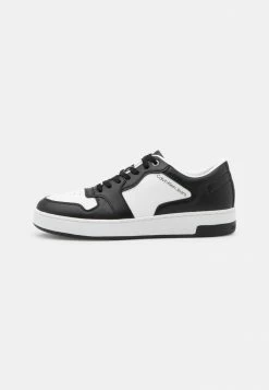 Calvin Klein Jeans CUPSOLE LACEUP BASKET - Baskets Basses - White/black