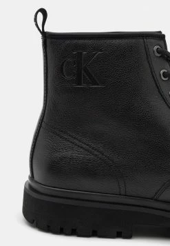Calvin Klein Jeans LUG MID LACEUP BOOT - Bottines à Lacets - Black -Calvin Klein Elegant Magasin 77b683273778419b8855d09f4cf40108